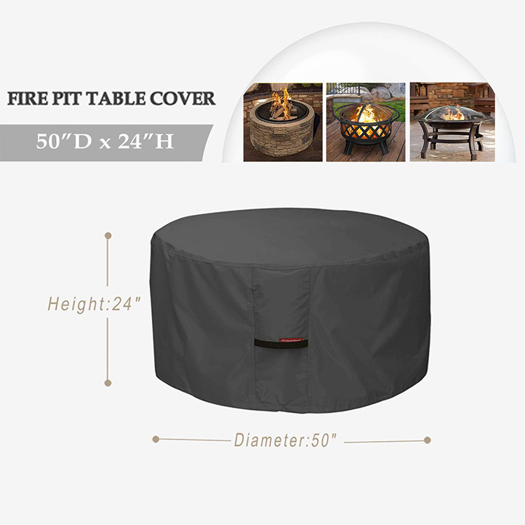 Wide Range of Application Barbeque Round Fire Pit Covers for Sale