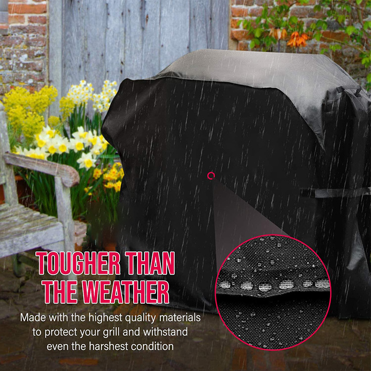 Hot Selling Anti-uv Bbq Grill And Smoker Center Cover Barbecue Grill Protective Cover