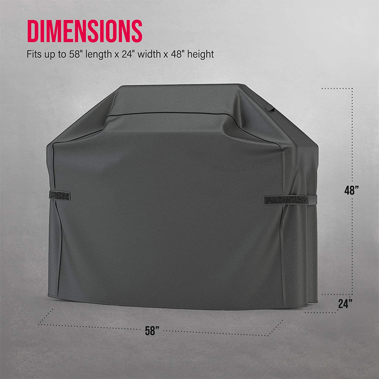 Hot Selling Anti-uv Bbq Grill And Smoker Center Cover Barbecue Grill Protective Cover