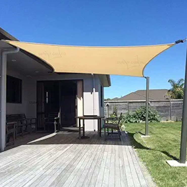 OutdoorLines Rectangle Sun Shade Sails for backyard Patios Sun UV Blocking Outdoor Covering Canopy Sunshade sail