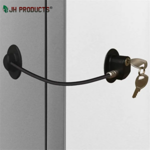 Popular Wholesale Zinc Alloy white new baby safety refrigerator lock child cabinet