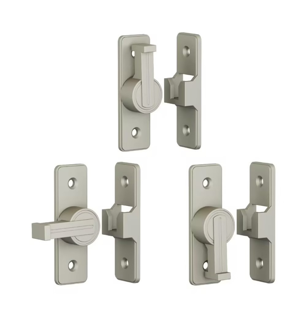 Quality Wholesale 90 Degrees Handle Recessed Invisible Sliding Barn Door Locks Barn Door Lock