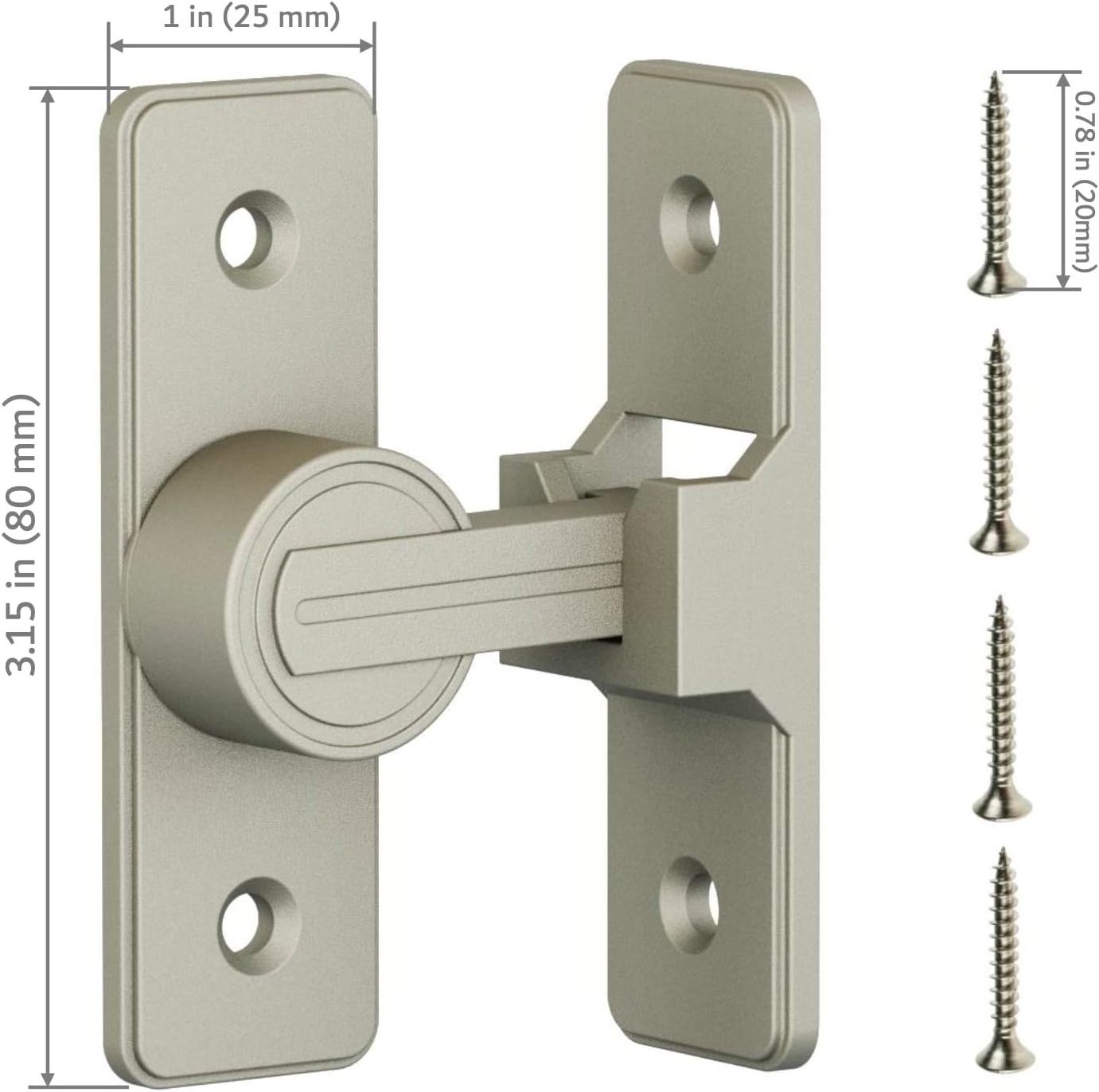 Quality Wholesale 90 Degrees Handle Recessed Invisible Sliding Barn Door Locks Barn Door Lock