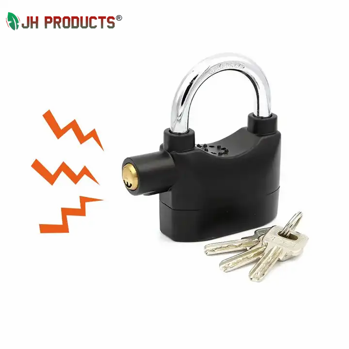 Padlock For Motorcycle With Alarm Aluminum Alloy Motorcycle Alarm Padlock With 110Db