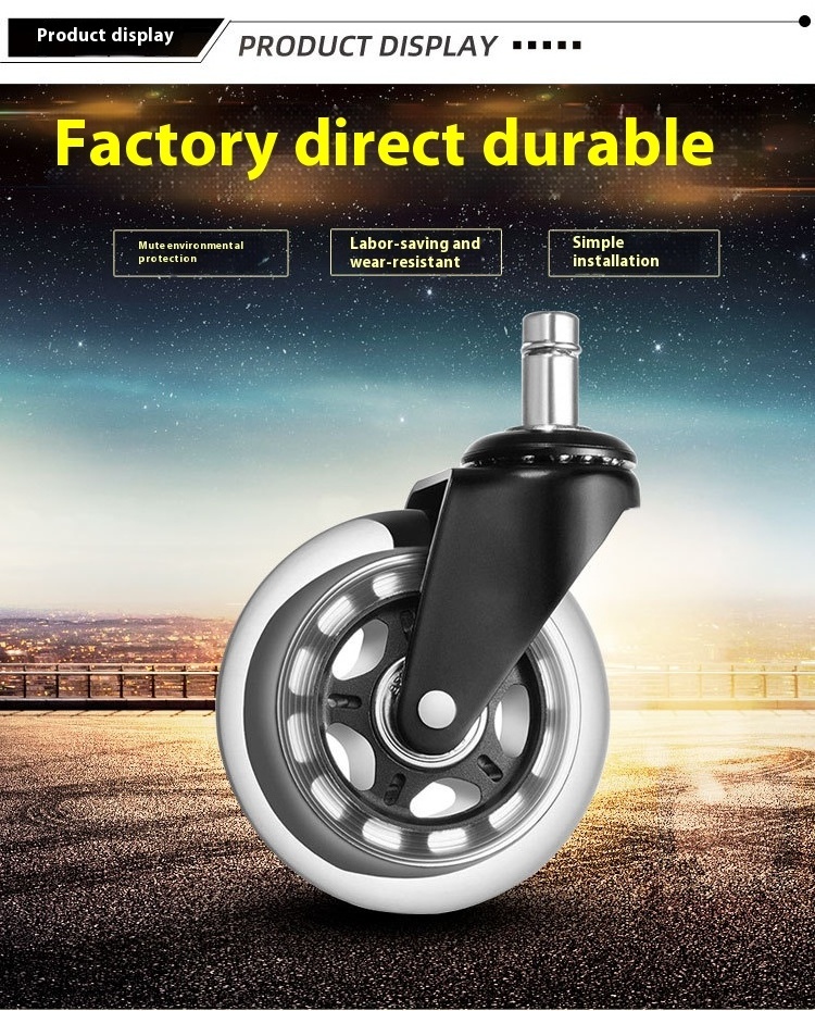 Furniture Castors Office Chair Wheel Caster 3.5 Inch Office Chair Caster Heavy Duty Caster Wheel