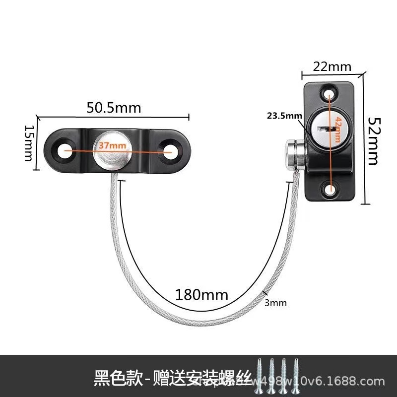 Factory customization locks for refrigerators white/black refrigerator lock