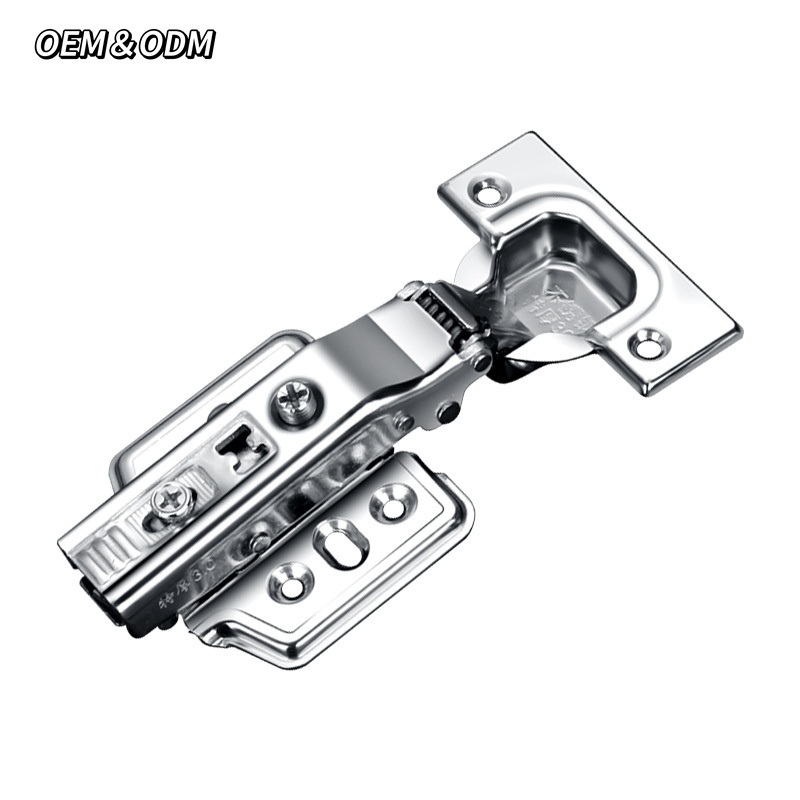 SS201 Clip on Hinge OEM Hardware Fitting Adjustable Hydraulic Soft Closing Buffering Cabinet Door Hinge