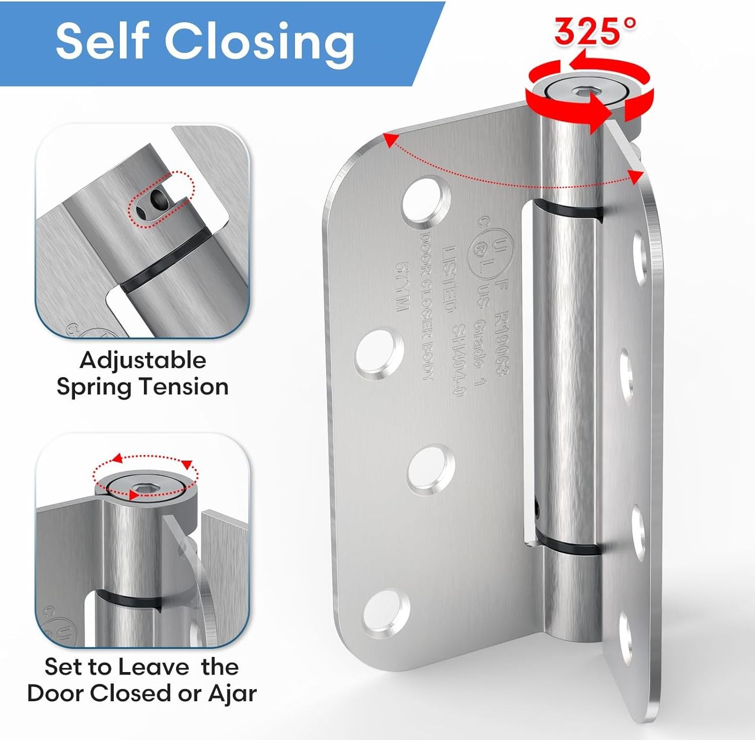 American style 3.5/4 Inch Adjustable Hydraulic Concealed Furniture Cabinet Soft Closing Door Hinge