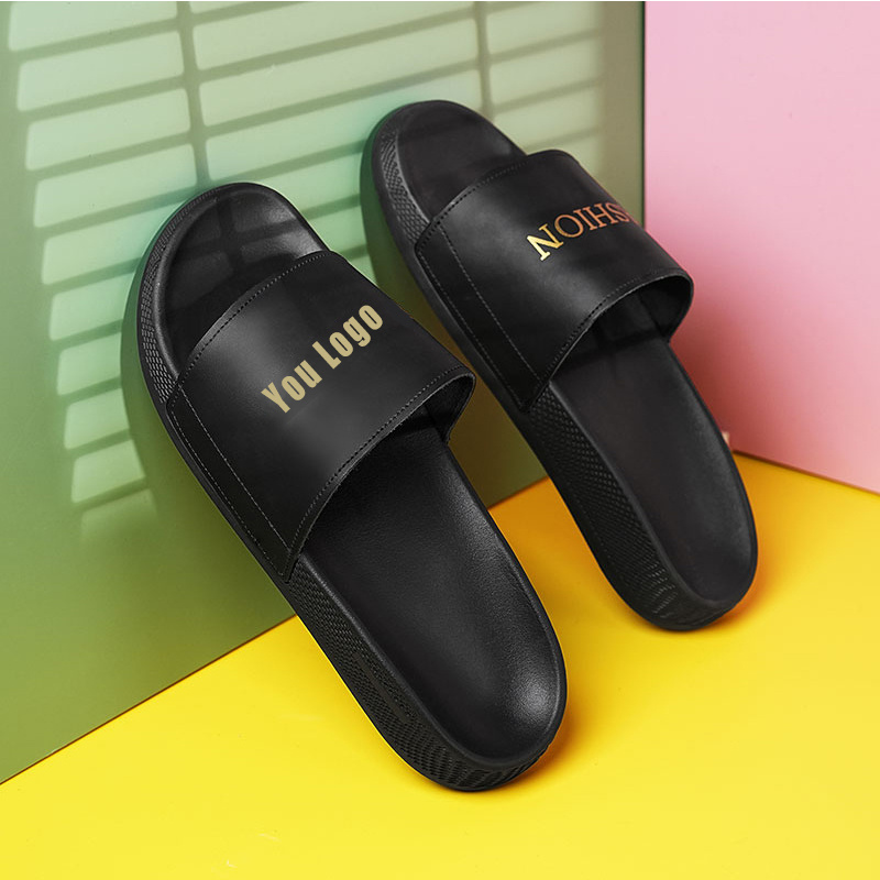 MYSEKER Supplier Rubber Herren Custom Slippers Sandals LOGO Designable Slide Sandals Sport Sandal