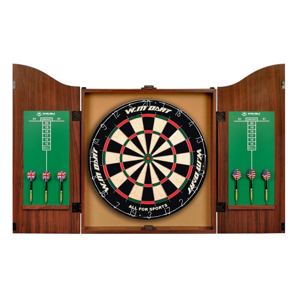 Premium Factory Supply Wood Dart Board Cabinet with 18'' Dartboard