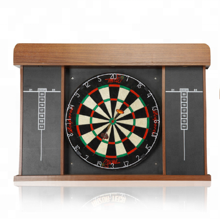 Professional bristle Dartboard with Deluxe Cabinet and Darts