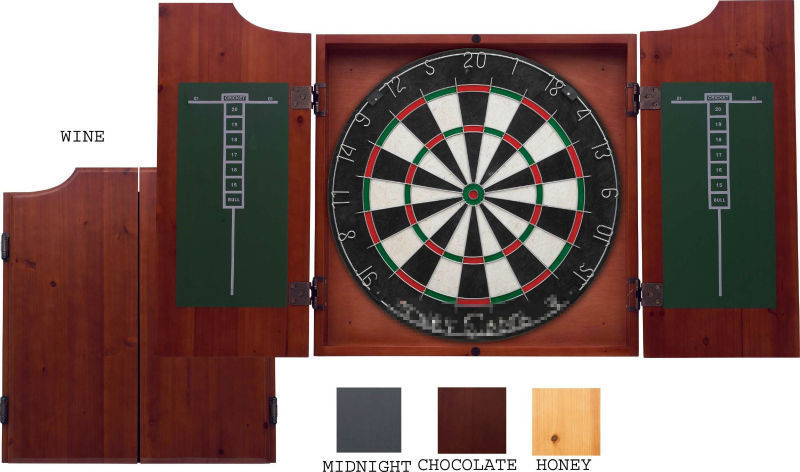 Premium Factory Supply Wood Dart Board Cabinet with 18'' Dartboard