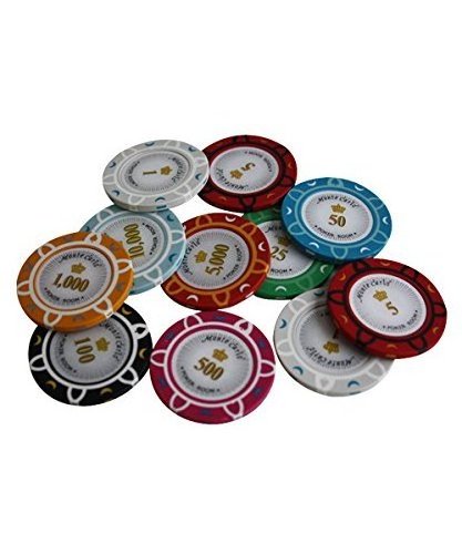 Metal/clay Poker Chips Classic Striped Dice 11.5g Poker Chip