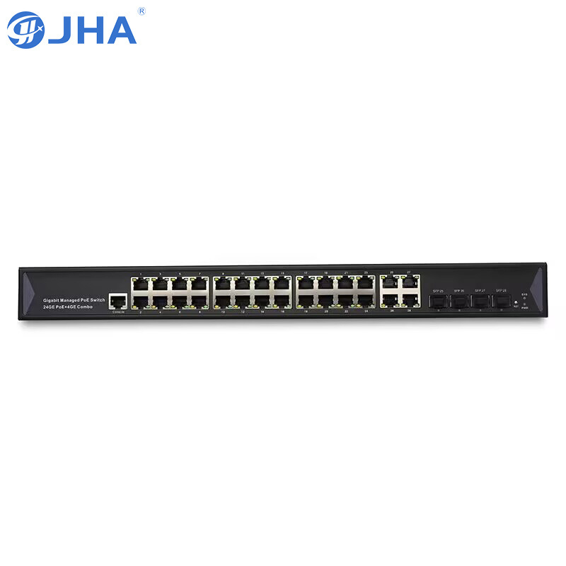 Best Price Smart Rack Mounted 24 Port Managed Commercial Network Switch