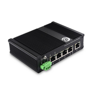 High quality Gigabit 5 port Unmanaged Industrial Ethernet Switch with POE