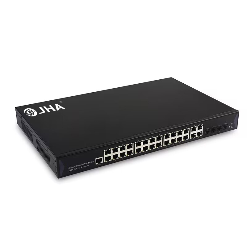 Best Price Smart Rack Mounted 24 Port Managed Commercial Network Switch