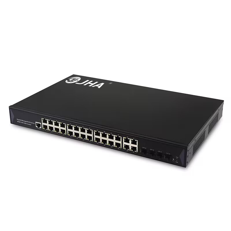 Best Price Smart Rack Mounted 24 Port Managed Commercial Network Switch