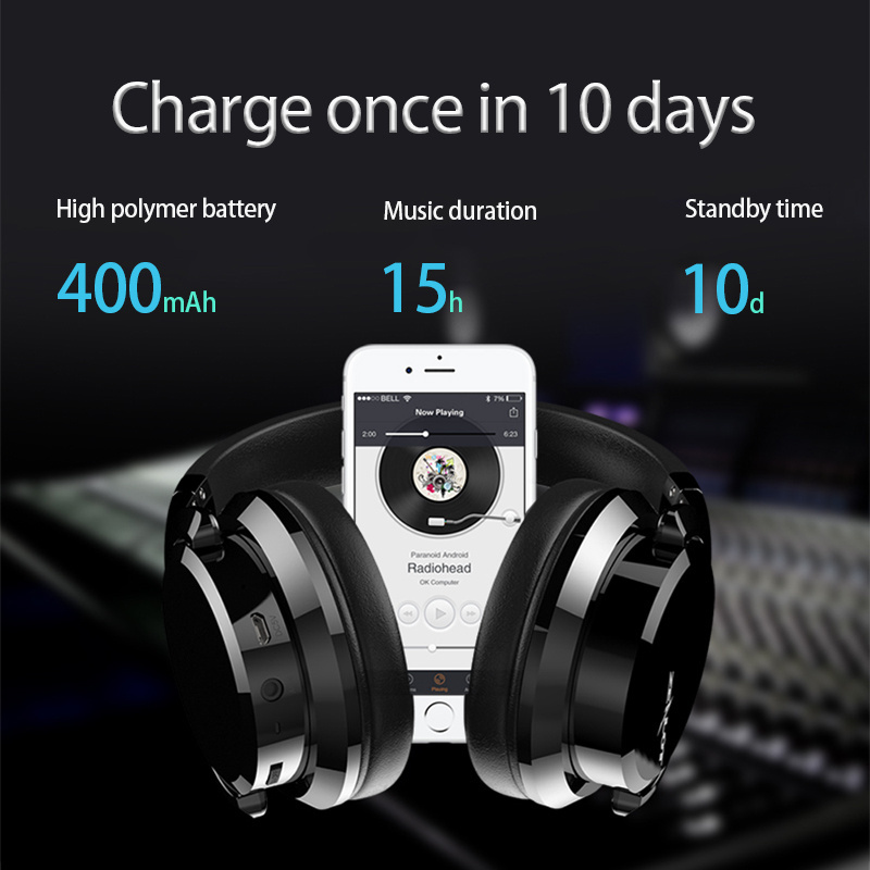 Dropshipping active noise cancelling bt headphone gaming headset For Smart mobile Phone Computer Wireless earphone Manufacturer