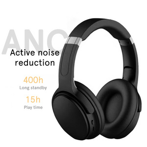 Dropshipping active noise cancelling bt headphone gaming headset For Smart mobile Phone Computer Wireless earphone Manufacturer