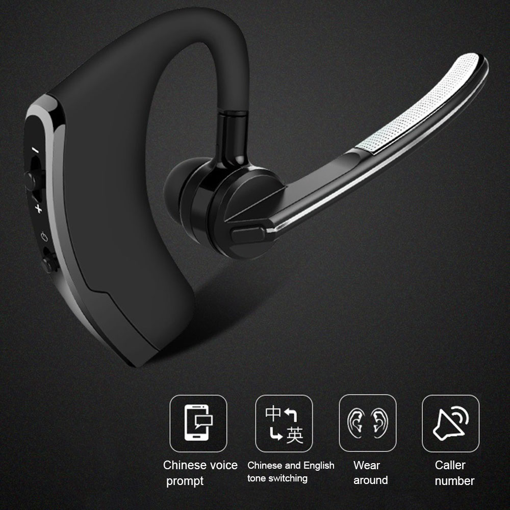 Car Earphones Headphones Wireless With Mic Handsfree Earphones Stereo Headphones Headset V8 For Samsung IPhone Xiaomi Phone