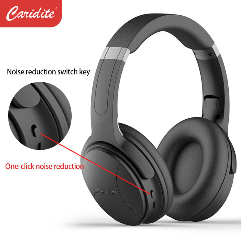 Dropshipping active noise cancelling bt headphone gaming headset For Smart mobile Phone Computer Wireless earphone Manufacturer