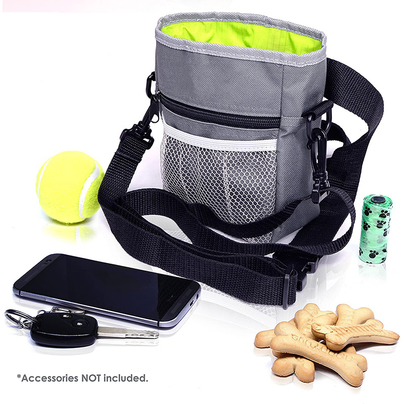 Wholesale Custom Logo Dog Training Treat Pouch Built in Poop Bag Dispenser Portable Dog Treat Bag