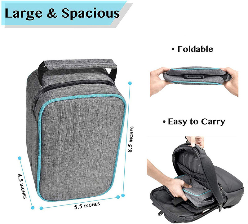 Tobacco Pipe Pouch Bag File Organizer Case Container Medicine Lock Box Odorless Storage Smell Proof Bag with Combination Lock