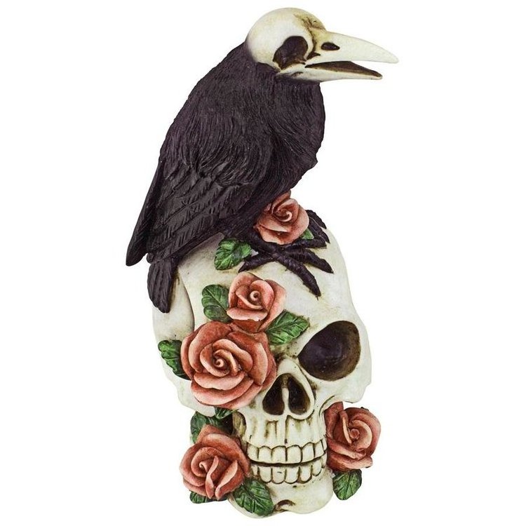 Custom Resin Craft Marvel Statue Raven and the Dead Statue Halloween Decor