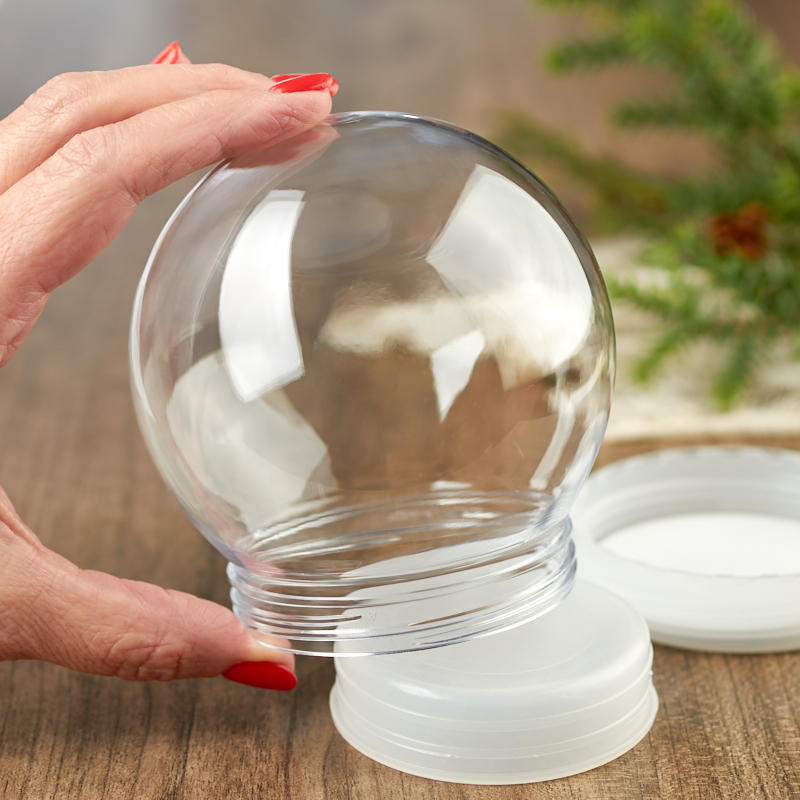 Factory Plastic DIY Water Globe Snow Globe