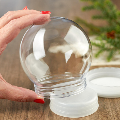 Factory Plastic DIY Water Globe Snow Globe