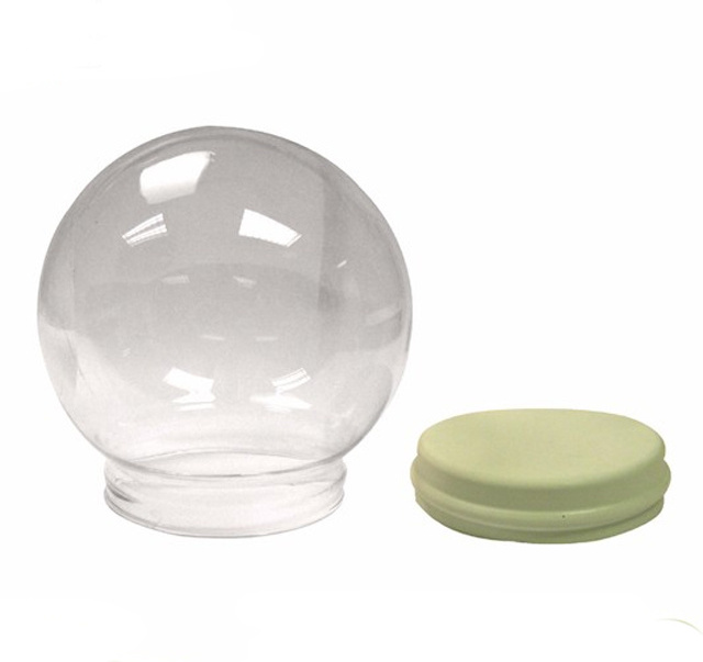 Custom Size Glass Empty Snow Globe Kit DIY Snow ball Kit,45mm,65mm,80mm,120mm