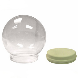 Custom Size Glass Empty Snow Globe Kit DIY Snow ball Kit,45mm,65mm,80mm,120mm