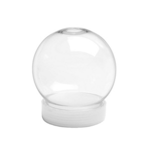 Empty snow globe DIY clear plastic water globe snow globe