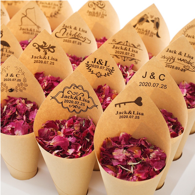 Natural Wedding Confetti Dried Flower Petals Biodegradable Rose Petal Confetti For Wedding Table Confetti Rose Flower