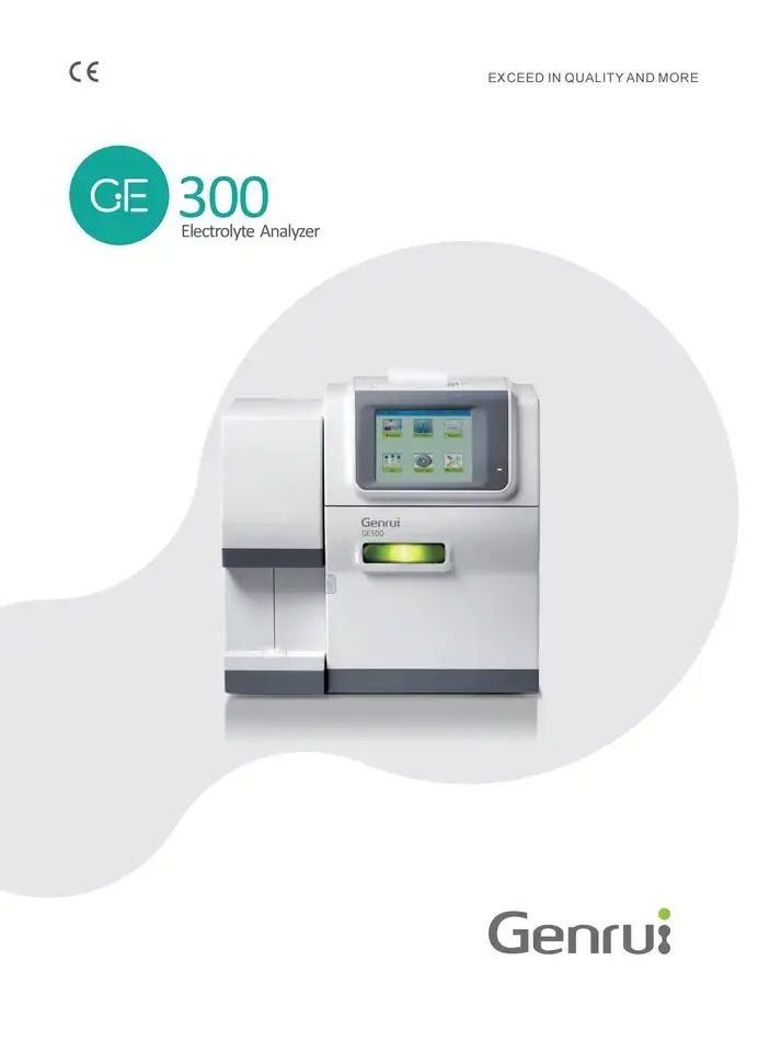 Genrui GE300 Clinical Analytical Instruments Blood Gas Testing Machine Electrolyte Analyzer