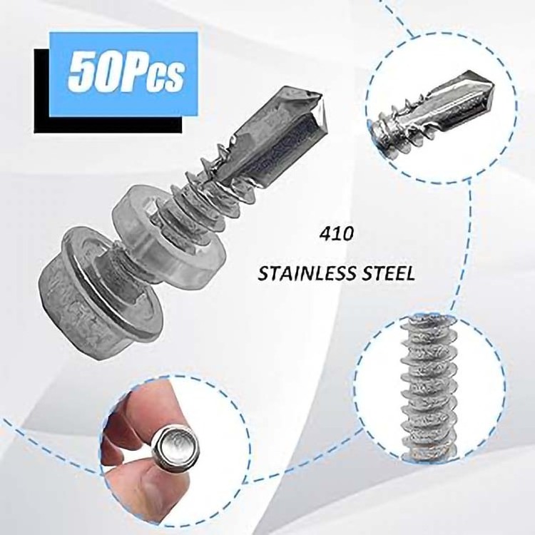 JH Bolt Fastener Factory hex washer with phillips self drilling screws hex self drilling screws with wings