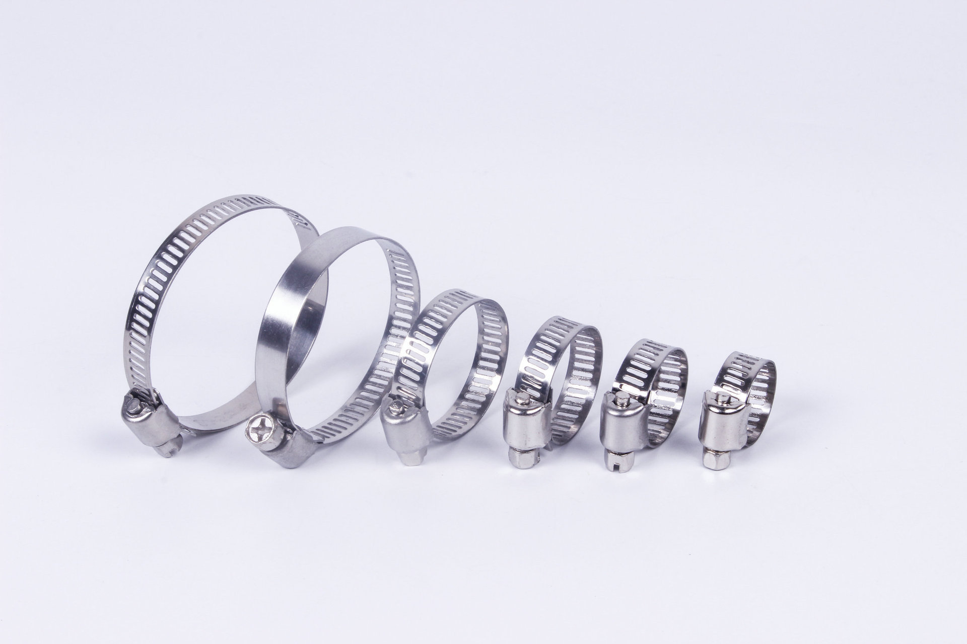 DIN 3017 Factory Wholesale Best Quality Spring Metal Adjustable Hose Clamps Stainless Steel