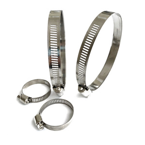 DIN 3017 Factory Wholesale Best Quality Spring Metal Adjustable Hose Clamps Stainless Steel