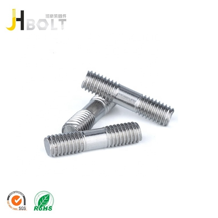 A2 304 Stainless Steel M5 M6 M8 Double End Threaded Rod Bar Bolt Stud