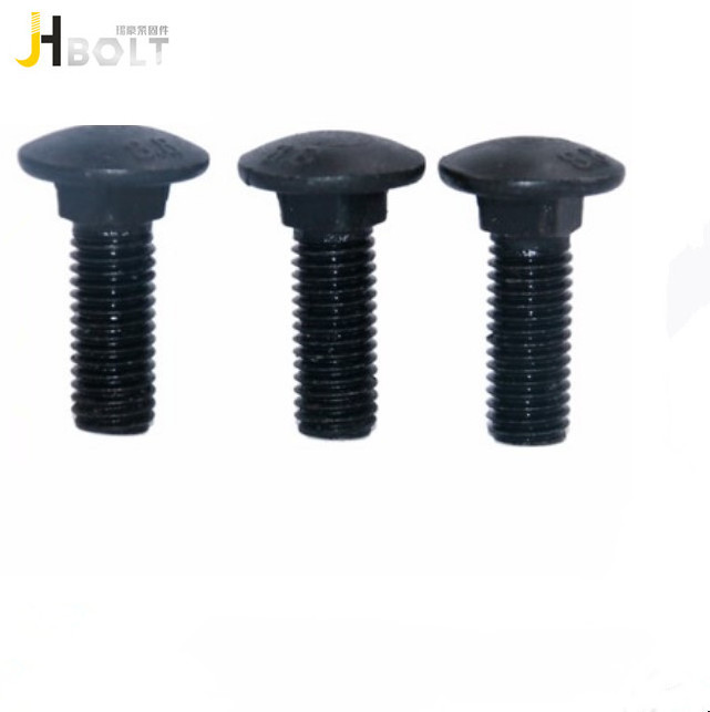 Wholesale price DIN603 m8 flat round hdg carriage bolts black stainless steel small head gold carriage bolt m20