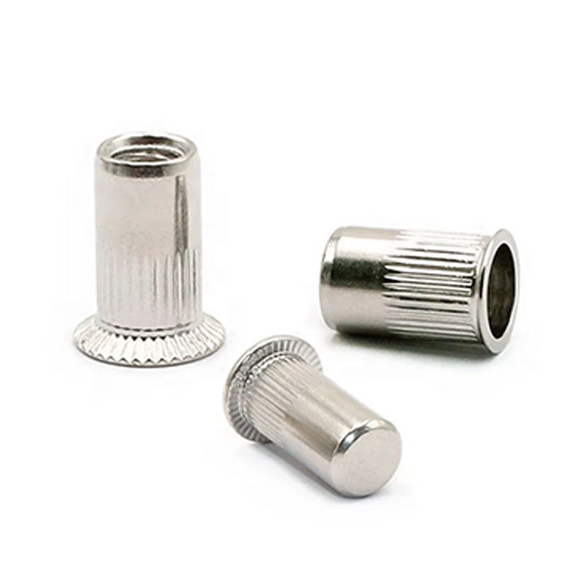 Custom M3 M4 M5 M6 M8 M10 M12 Rivet Nut Stainless Steel Flat head Insert nut Blind rivet nut for paneling Sheet metal