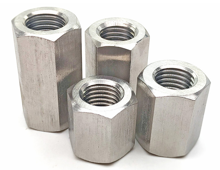 DIN6334 M4-M36 Hex Coupling Nuts galvanize carbon steel Stainless Steel hex nuts