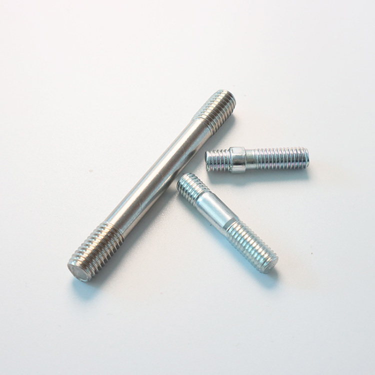 Factory Free Sample Metal carbon stainless metric steel double bar DIN939 DIN835 two headed screws threaded stud studs