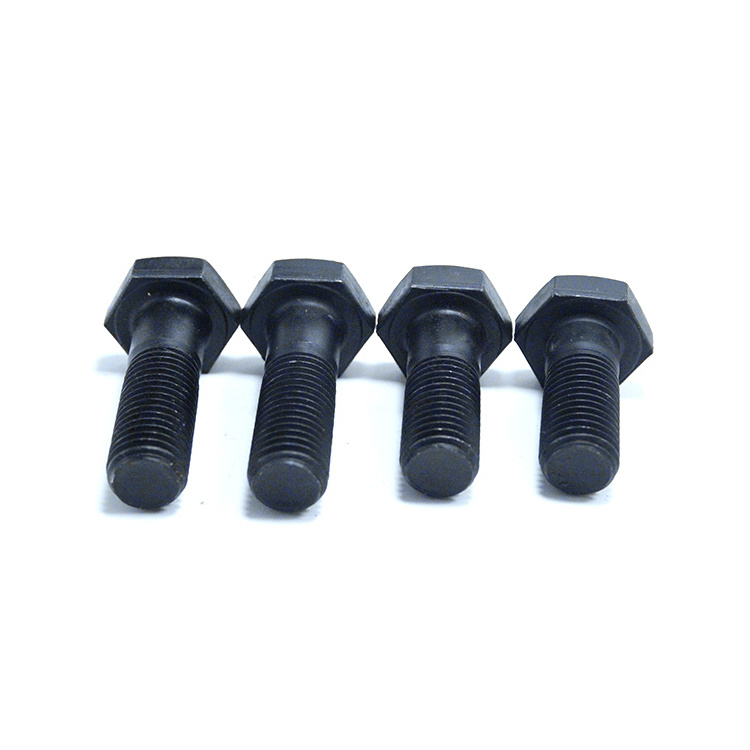 Carbon Steel Black Bolt With Washer and Nut Hex Bolts With Washer Attached Carbon Steel Flush Bolt