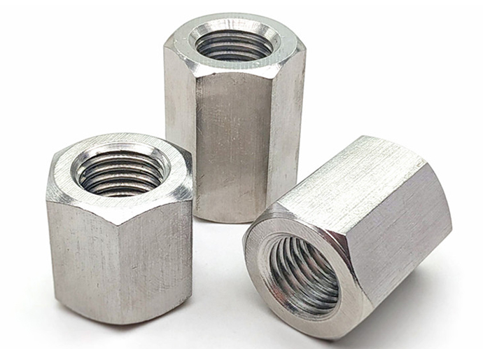 DIN6334 M4-M36 Hex Coupling Nuts galvanize carbon steel Stainless Steel hex nuts