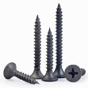 Toco Black Thread Washer Head Self-tapping Dovetail Screw Bugle Head Drywall Fixed Black Gypsum Drywall