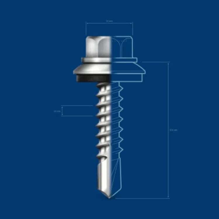 JH Bolt Fastener Factory hex washer with phillips self drilling screws hex self drilling screws with wings