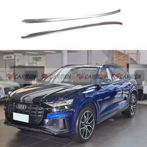 Factory Stick on Aluminum Side Bars Auto Rails Roof Rack Universal Luggage Carrier for Audi Q8 2019 2020 2021