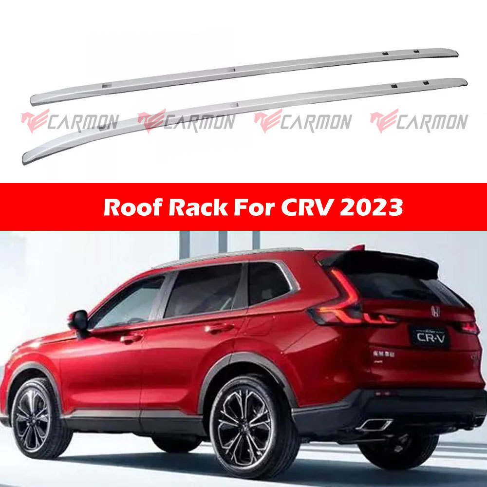 OEM Screw On Car Aluminum Alloy Roof Luggage Rack Side Rails Cross Bar for Honda CRV 2023