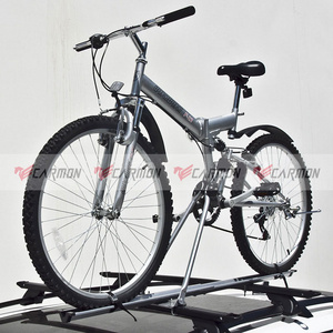 Carry one Bike Foldable Car Lockable Roof Carrier Rack Bicycle Transport on Car Top